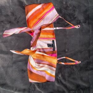 Colorful Striped Crop Top